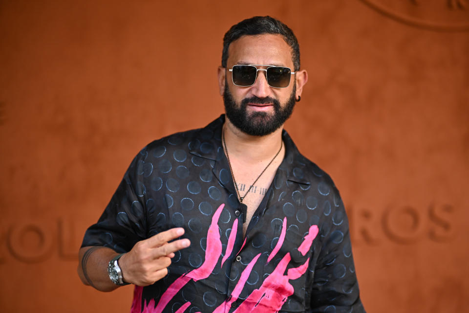 PARIS, FRANCE - JUNE 04: Cyril Hanouna attends the 2023 French Open at Roland Garros on June 04, 2023 in Paris, France. (Photo by Stephane Cardinale - Corbis/Corbis via Getty Images)