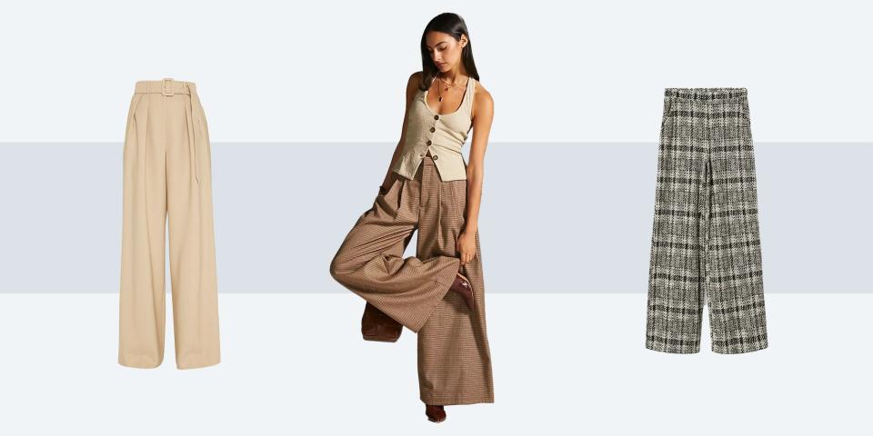 The Best Wide Leg Trousers to Wear to the Office and Beyond