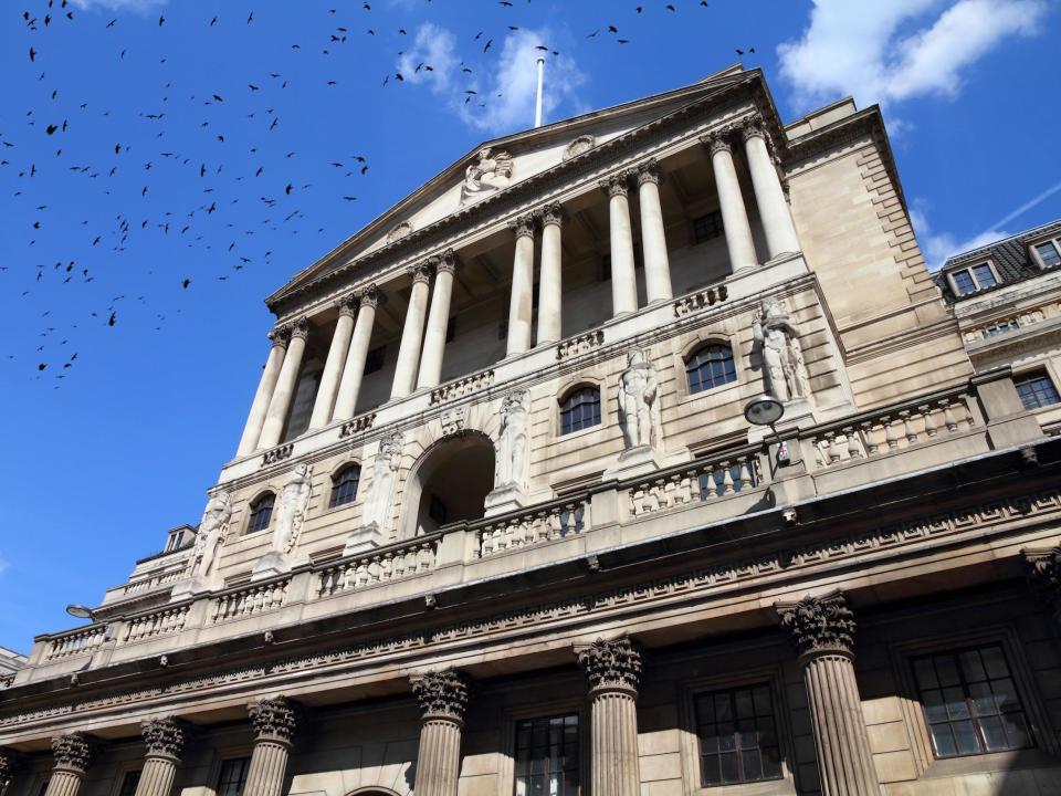 Bank of England last changed interest rate in 2018, raising it from 0.5 to 0.75 per cent: Getty