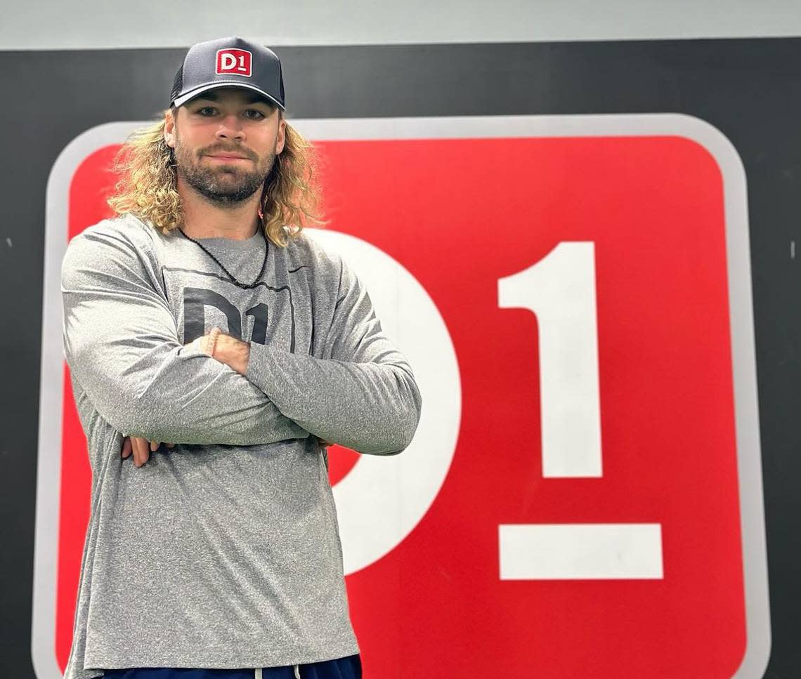 Giles Amos, a Perry native and former University of Alabama football player, is opening a fitness business in Macon to serve his hometown community.