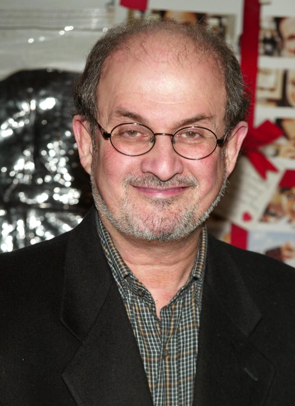 Salman Rushdie during Love Actually New York Premiere at Ziegfeld Theatre in New York City, New York, United States.