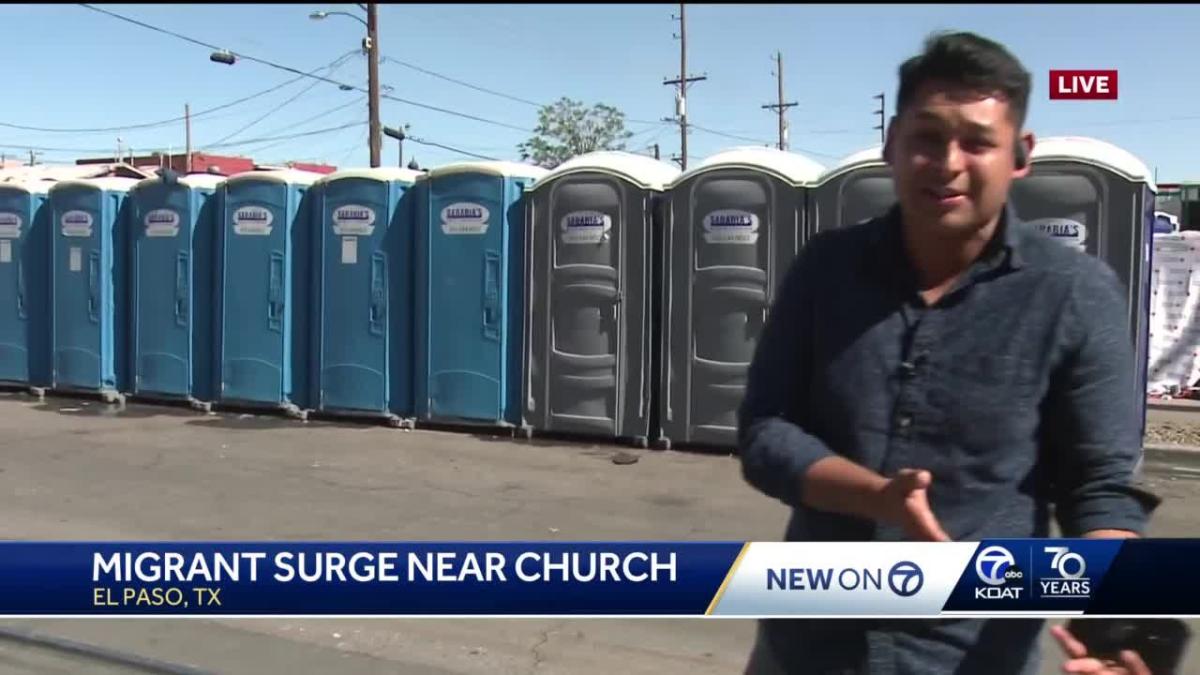 Migrant surge near El Paso Church