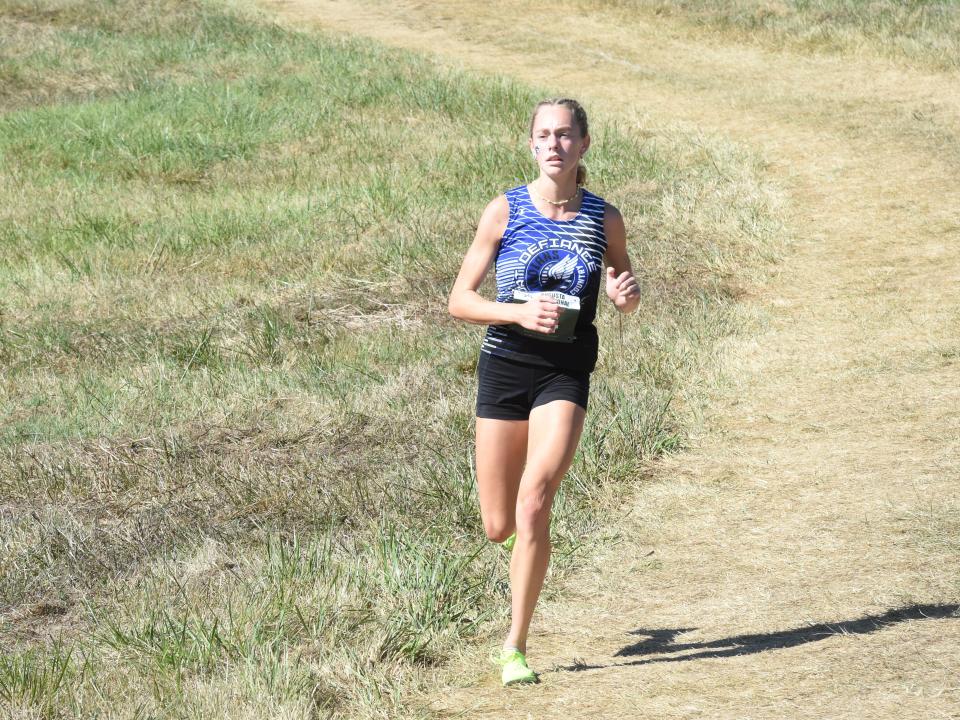 Fort Defiance's Abby Lane won the individual girls championship at the Augusta Invitational cross country meet in Fishersville Saturday, Sept. 16.
