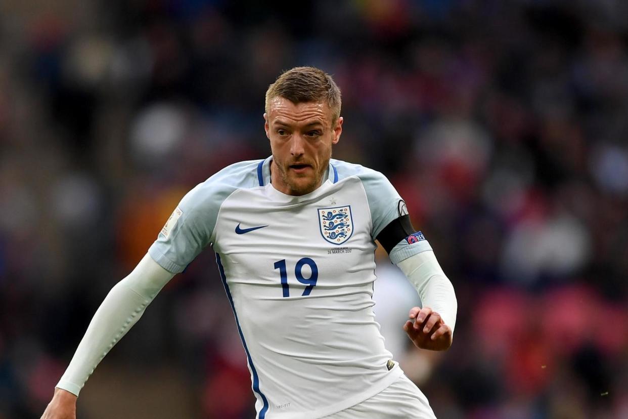 Is there a danger that we won't see the likes of Jamie Vardy at the World Cup in Russia?: Getty Images