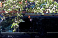 <p>Andrew Wyatt, spokesperson for actor and comedian Bill Cosby, gestures as he and Cosby depart after Cosby was found guilty in his sexual assault retrial, Thursday, April, 26, 2018, at the Montgomery County Courthouse in Norristown, Pa. (Photo: Mark Makela/Pool Photo via AP) </p>