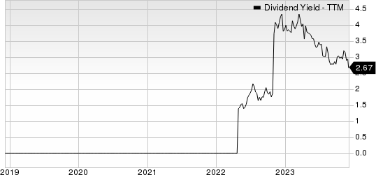 Adecoagro S.A. Dividend Yield (TTM)