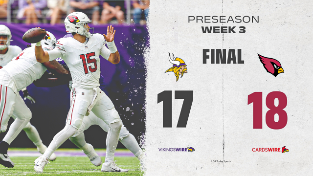 How To Watch: Cardinals At Vikings, Preseason Week 3