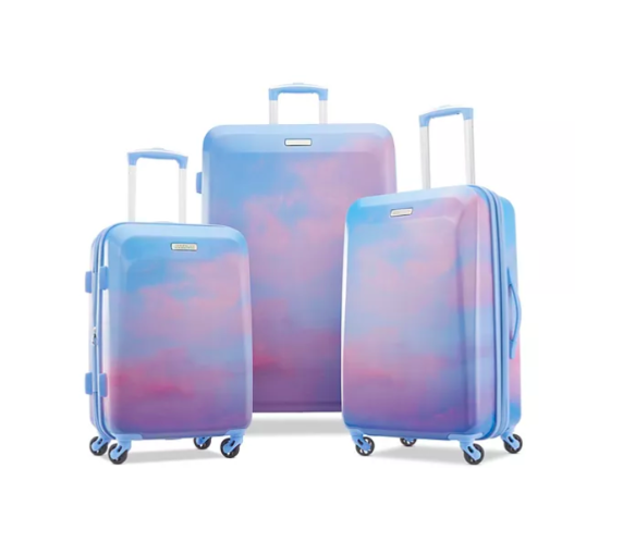 American Tourister Burst Max Printed Hardside Spinner Luggage