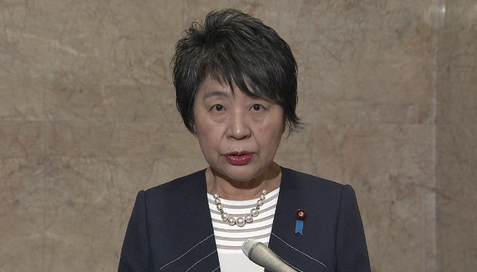 <strong>日本外相上川陽子。（圖／NNN）</strong>