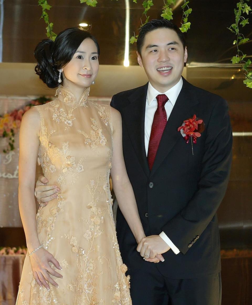 李晶晶2010年與台塑集團長孫王泉仁的婚禮，花費上千萬。(圖：東方IC提供)