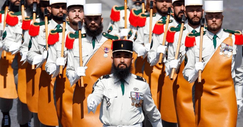 French Foreign Legion bearded sappers