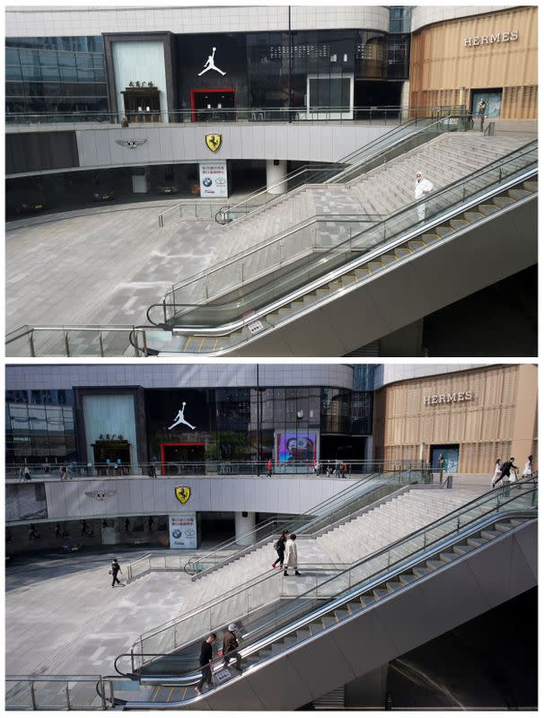 The Wider Image: Before and After: life is slowly reemerging in Wuhan