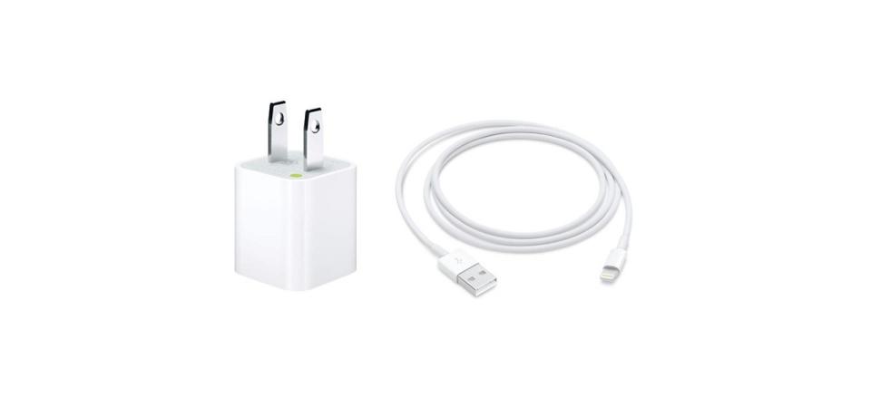 Best (Bundle) Apple 5W Charger + Apple 1-Meter USB-A to Lightning Cable