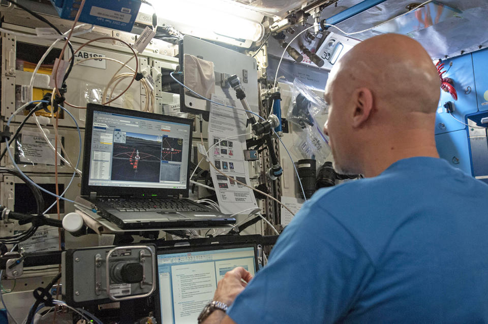 To prepare for future explorations, astronauts have been training to remotely control surface rovers from their location in orbit. The Surface Telerobotics experiment was set in place to validate previous tests and drum up more useful info about the difficulties involved in remote operation from a space environment.