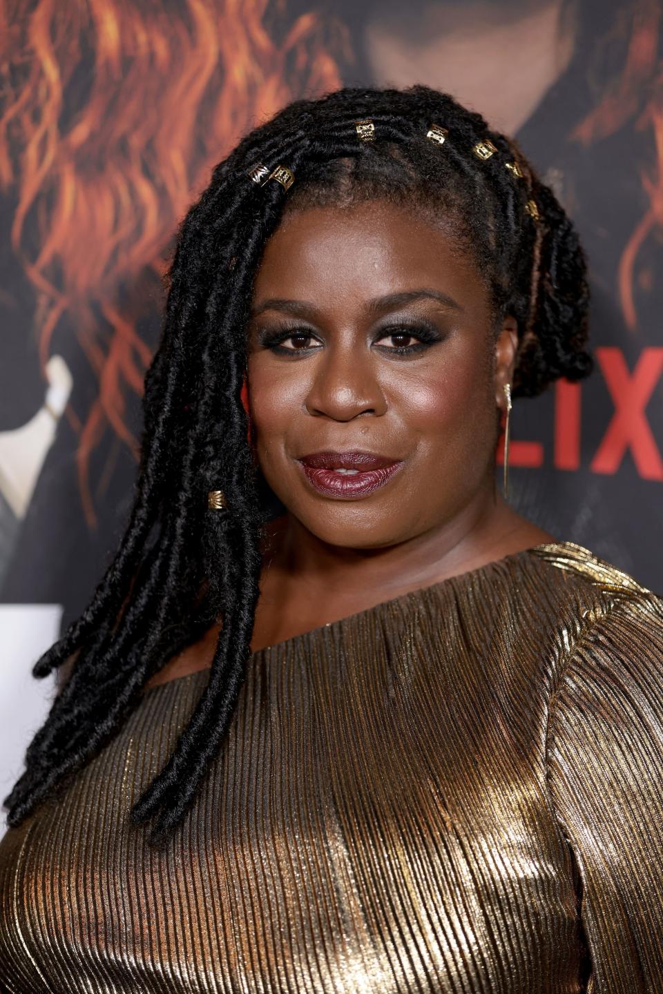 Closeup of Uzo Aduba