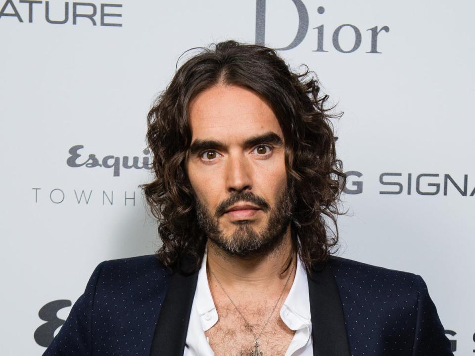 Russell Brand takes part in a discussion at Esquire Townhouse, Carlton House Terrace on October 14, 2017 in London, England (Getty Images)