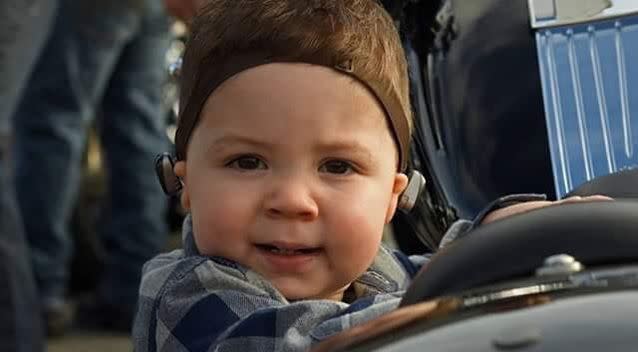 The family is holding a gala dinner to raise much-needed funds for two-year-old Jack. Photo: GiveJackEars.com