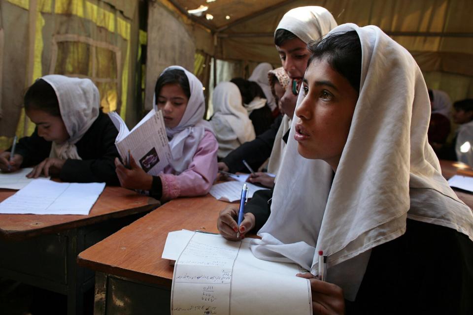 Afghan Girls Students