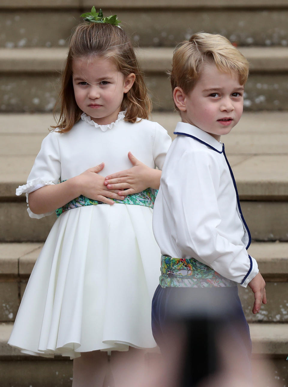 <p>But of course, most of the attention was on young George and Charlotte. Photo: Getty </p>
