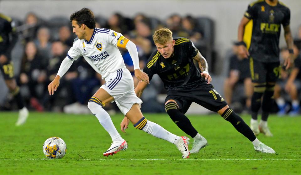 Players such as Riqui Puig (6) have LAFC chasing the Galaxy in the standings.