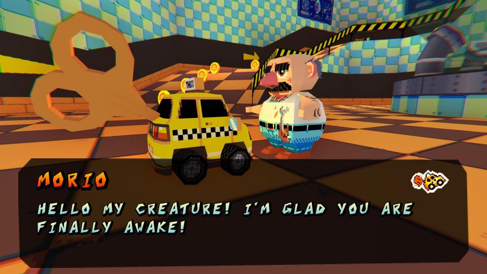 Yellow Taxi Goes Vroom, a retro platformer