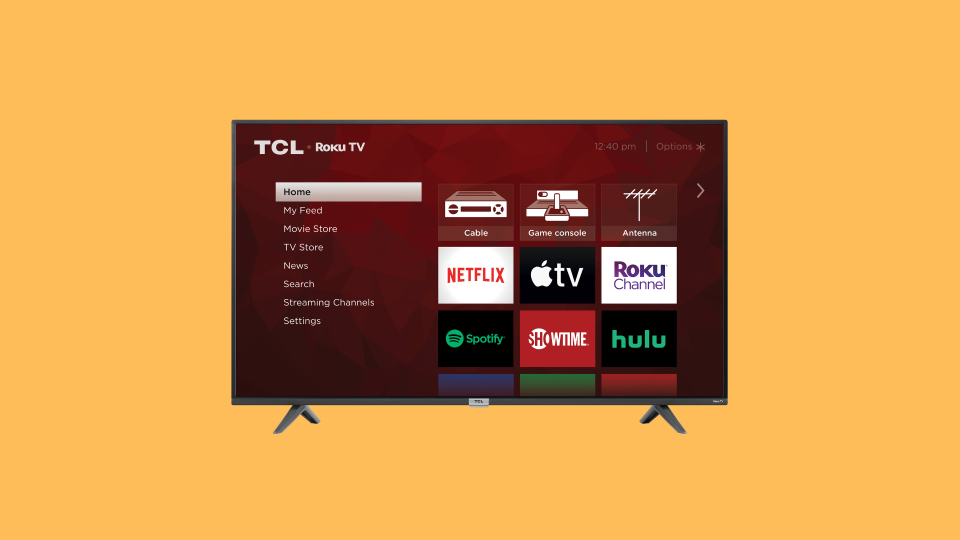 Amazon just slashed $100 off this 40-inch TCL HD Smart LED Roku TV. (Photo: Amazon)