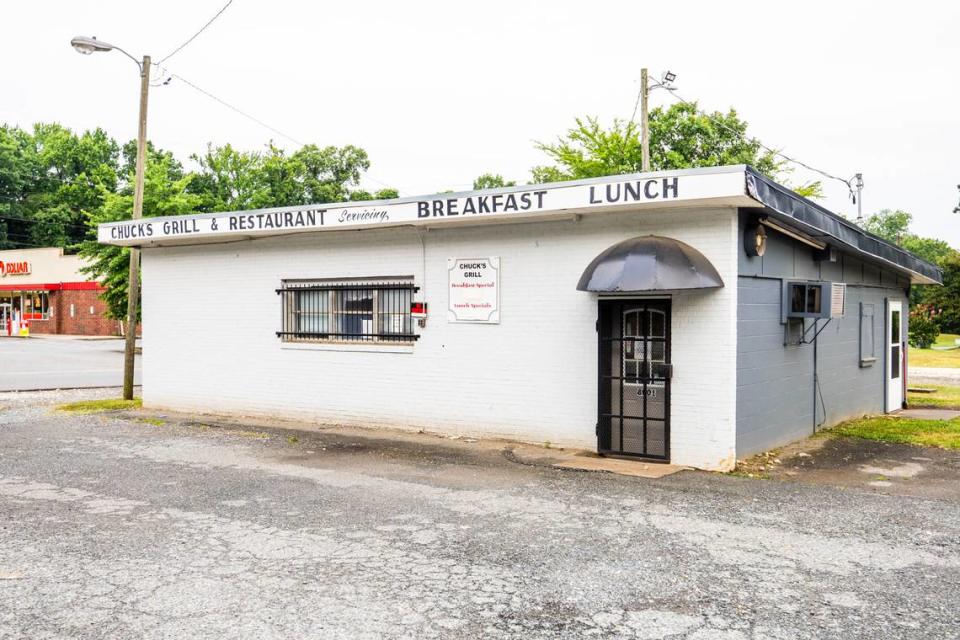 Chuck’s Grill & Restaurant on Old Statesville Road.