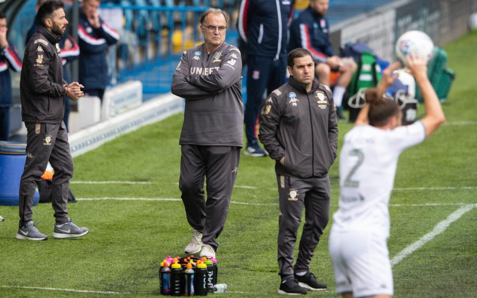 Marcelo Bielsa patrols the touchline - GETTY IMAGES