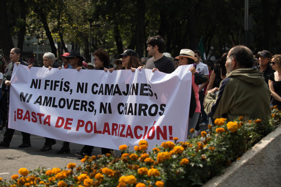 FOTOS | Así fue la 'Marcha Fifí' contra la consulta de López Obrador