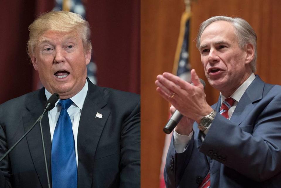 President Donald J. Trump and Gov. Greg Abbott