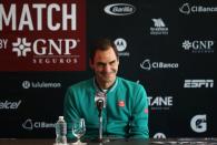 Tennis - Exhibition match - Roger Federer v Alexander Zverev Press Conference