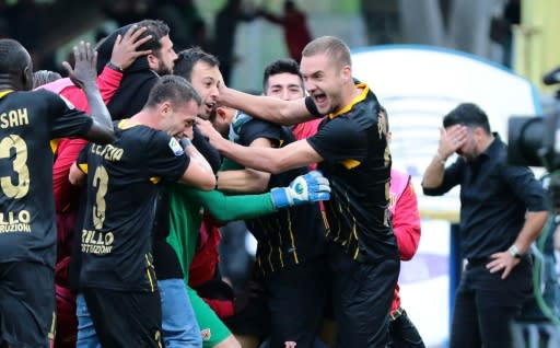 Goalkeeper Alberto Brignoli was the hero as his header ended Benevento's wait for a Serie A point