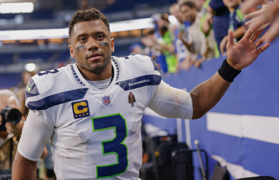 Russell Wilson of the Seattle Seahawks