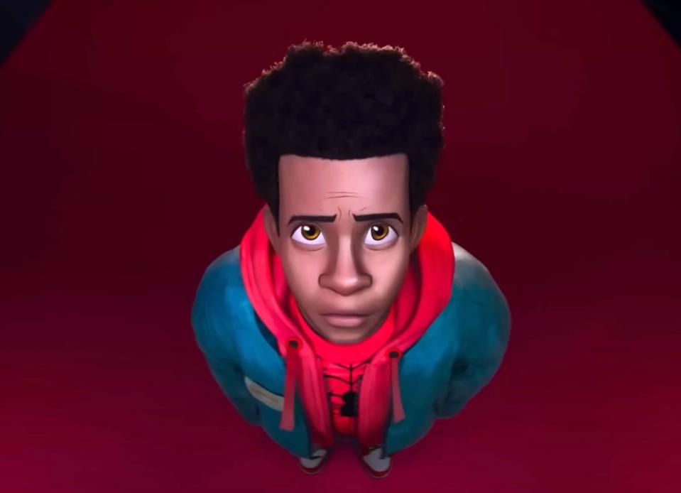 Screenshot from "Spider-Man: Into the Spiderverse"