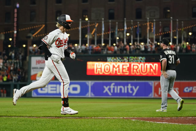 This is a 2023 photo of left fielder Kyle Stowers of the Orioles baseball  team. This image reflects the Orioles active roster as of Thursday, Feb.  23, 2023, in Sarasota, Fla., when