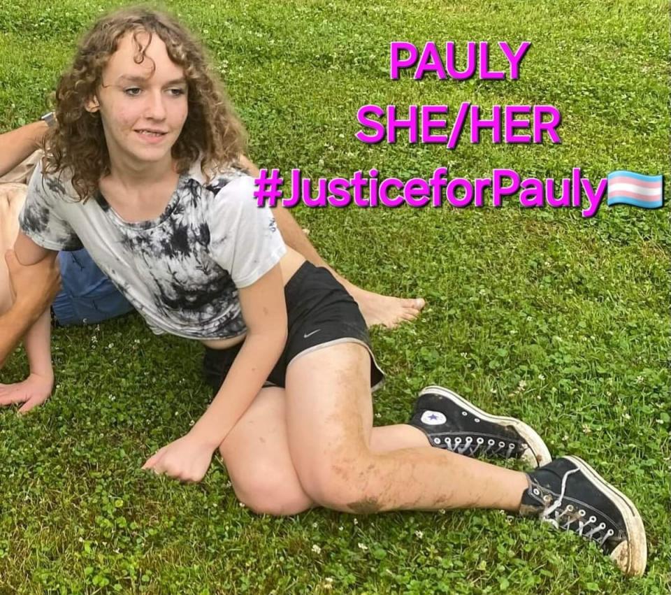 Pauly Likens, a 14-year-old transgender girl, was brutally killed at the end of June (LGBTQIA+ Alliance Shenango Valley on behalf of Likens family)