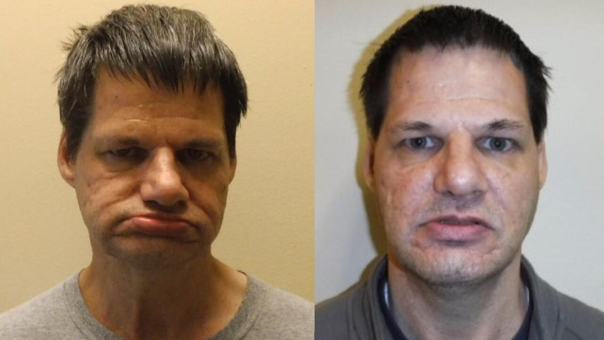 High-risk B.C. sex offender Randall Hopley hid out under a South Vancouver bridge while on the run for 10 days in November 2023, court heard Friday.  (Submitted by Vancouver Police Department - image credit)
