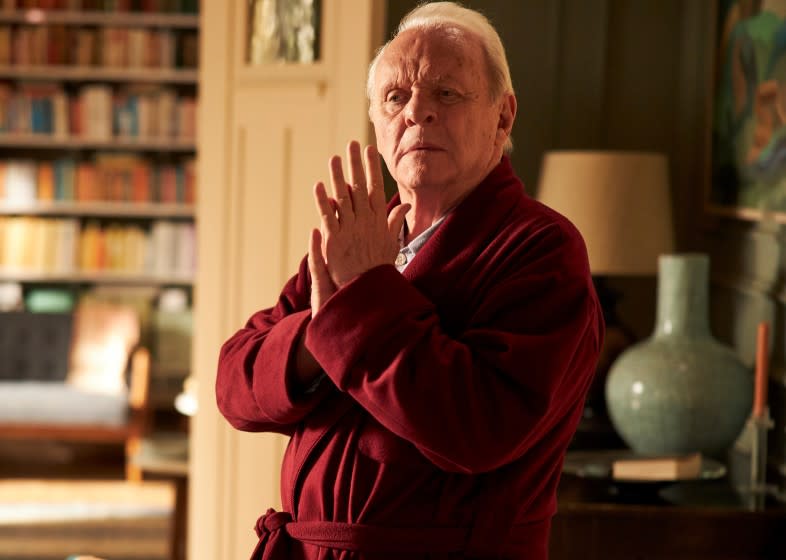 Anthony Hopkins in a scene from "The Father."