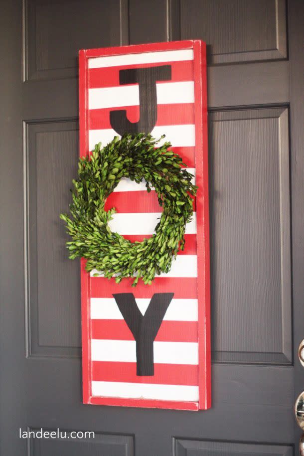 DIY Joy Door Sign