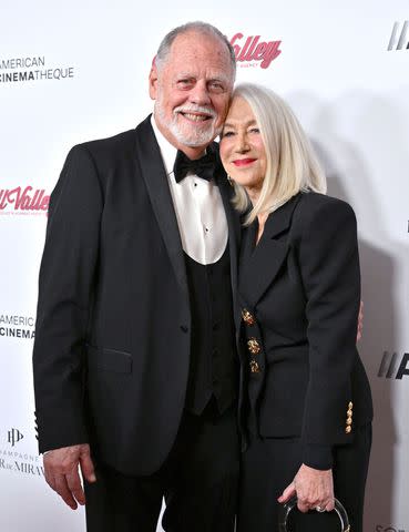 <p>Axelle/Bauer-Griffin/FilmMagic</p> Taylor Hackford and Helen Mirren at the American Cinematheque Awards in in Beverly Hills, California, on Feb. 15, 2024