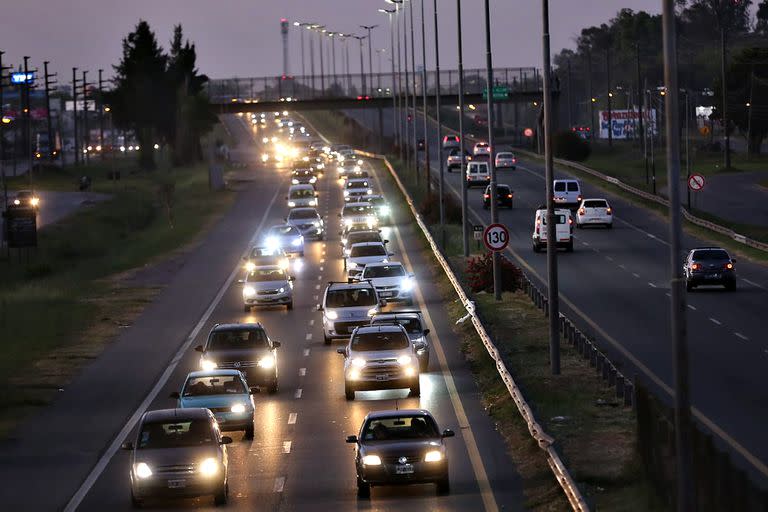 Tránsito hacia la costa en la Ruta 2