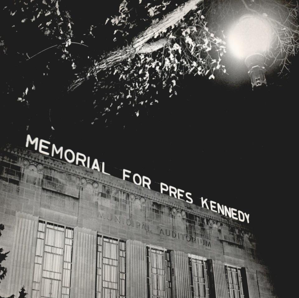 Memorial services were held at multiple locations after the President John F. Kennedy was assassinated in November 1963.