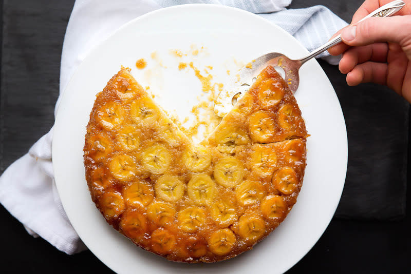 Caramelized Banana Upside-Down Cake