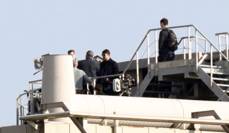 Tom Cruise on set for Mission: Impossible 6 - Credit: Paramaount