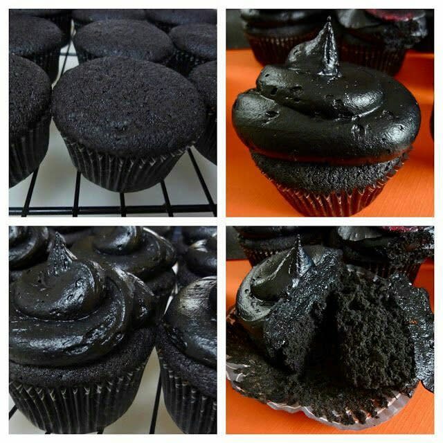 3) Halloween cakes - Blake velvet cupcakes