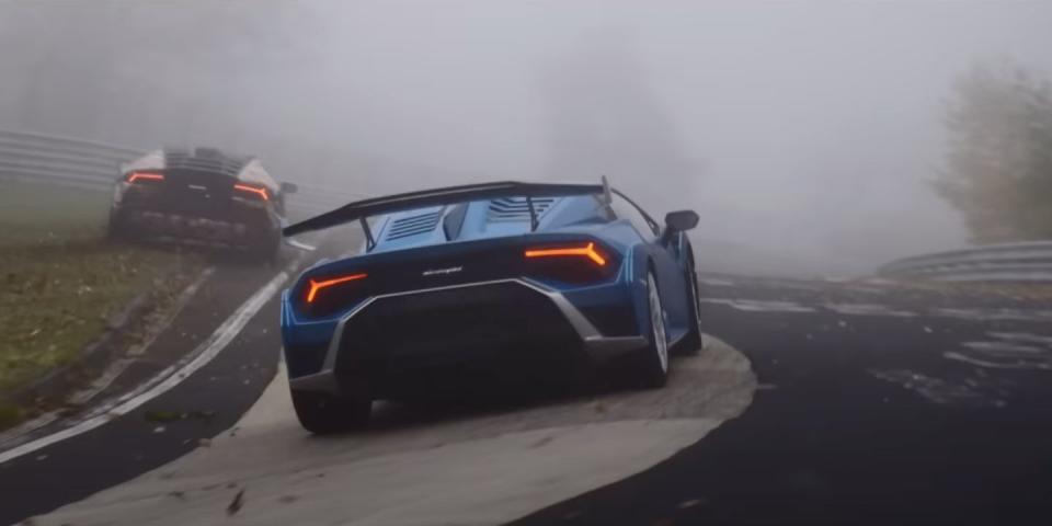 lamborghini huracán sterrato and sto lap the ring