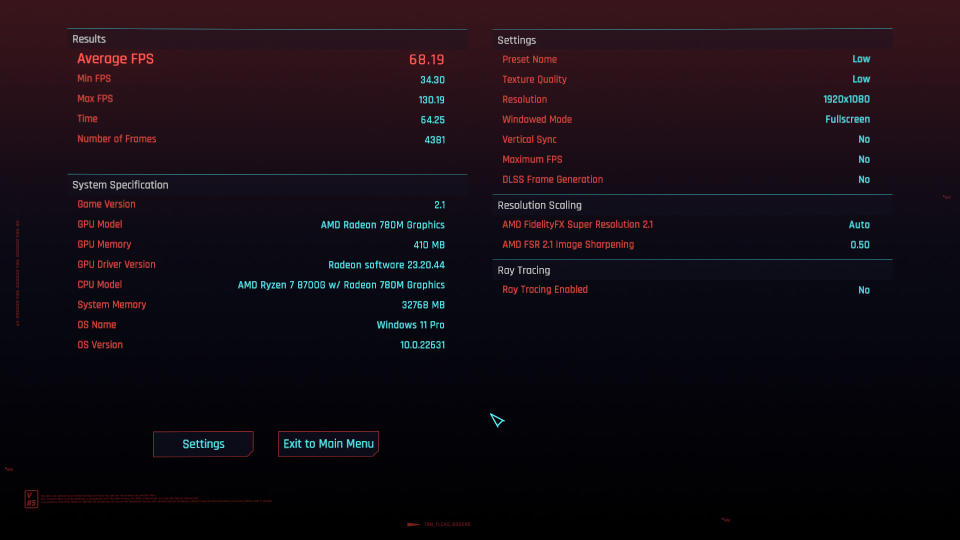 AMD Ryzen 7 8700G benchmark