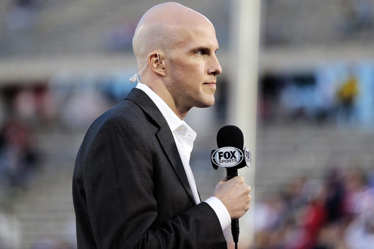 October 10, 2014: Grant Wahl. The Men's National Team of the United States and the Men's National Team of Ecuador played to a 1-1 draw in an international friendly at Rentschler Field in East Hartford, CT. (Photo by Fred Kfoury III/Icon Sportswire/Corbis/Icon Sportswire via Getty Images)