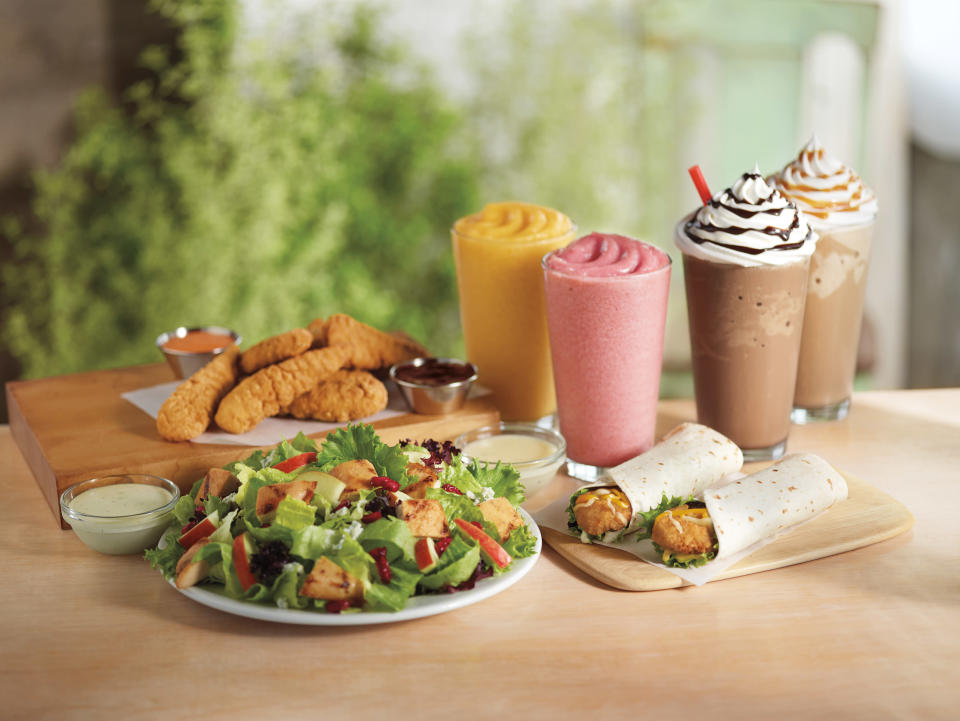 The new Burger King menu items are shown here.