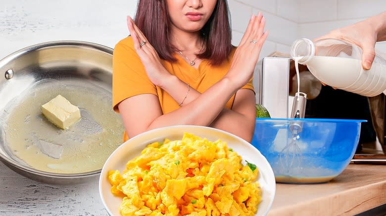 scrambled eggs with prep techniques 